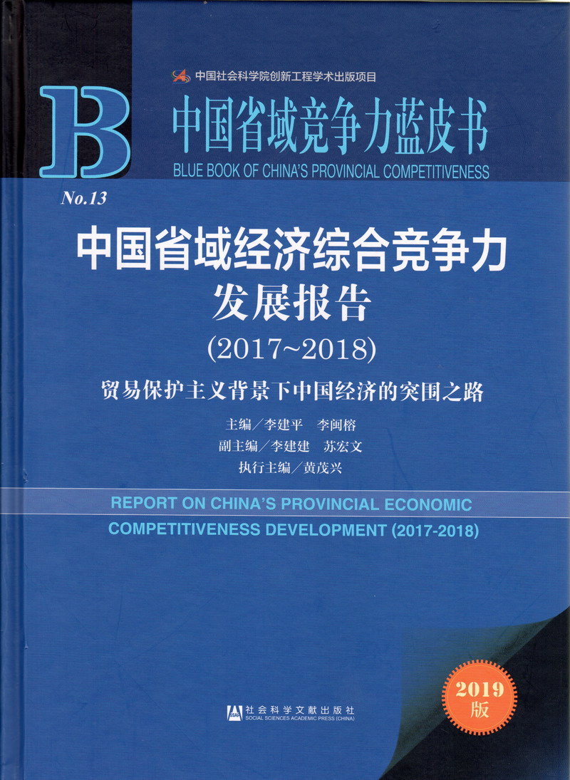 操搔屄中国省域经济综合竞争力发展报告（2017-2018）